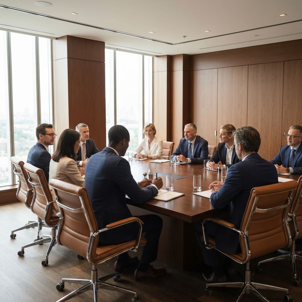 Executive consulting meeting